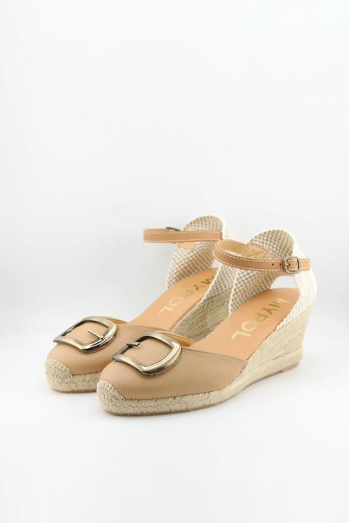 Maypol Espadrille Wedge Sandal with Buckle